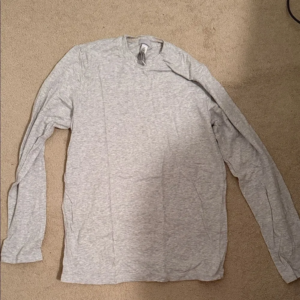 Skims new Heather Gray Crewneck Top XXS